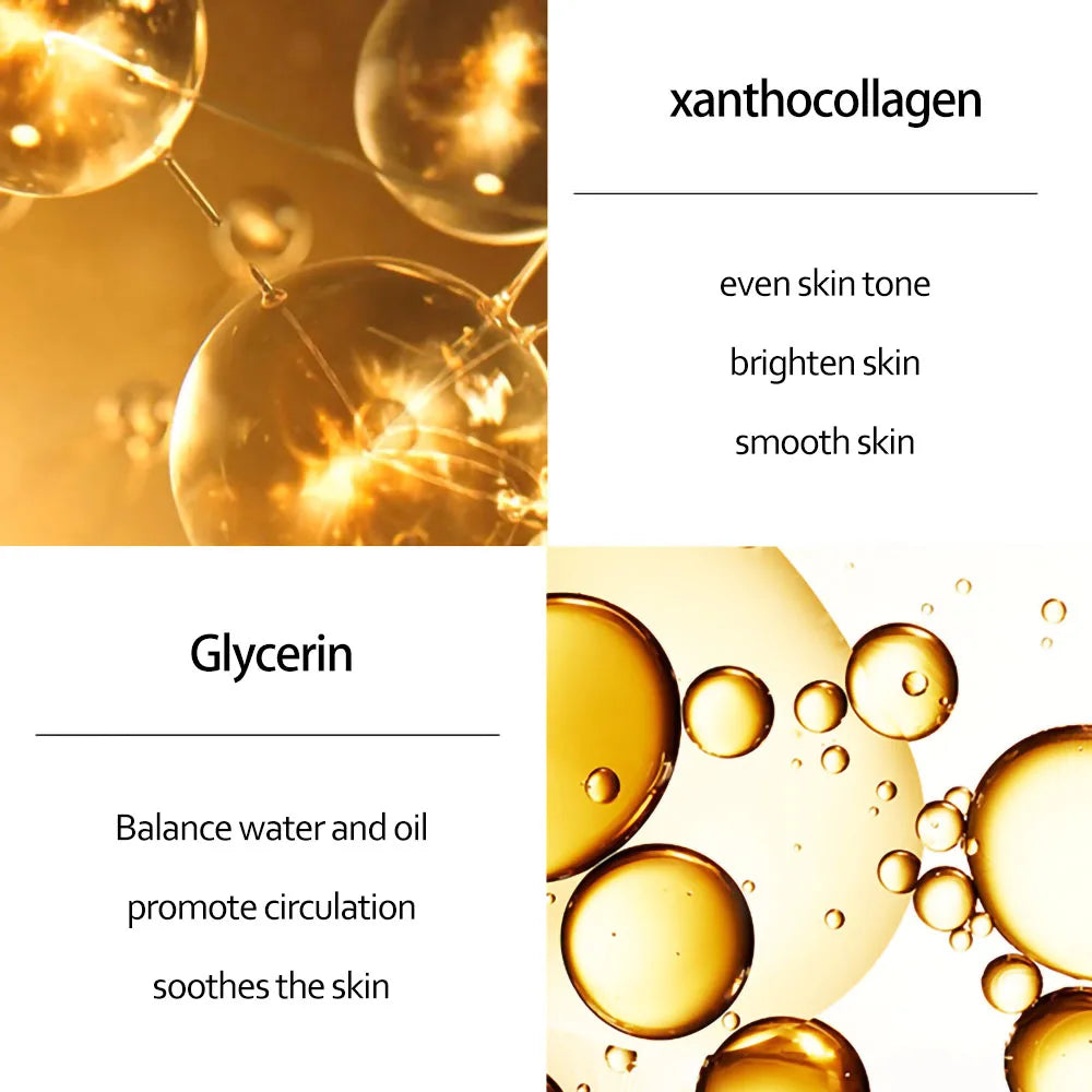Skincare Set 24K Gold Niacinamide Face Serum Anti Ageing Skin Products Remove Dark Circles Collagen Eye Cream Skin Care Kit