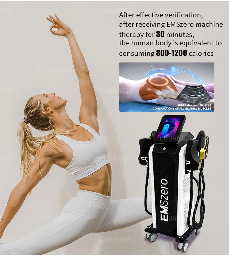 2025 EMS Shaping and Beauty Device EMSZERO RF Technology Electromagnetic Fat Removal 6500W Muscle Stimulating Machine