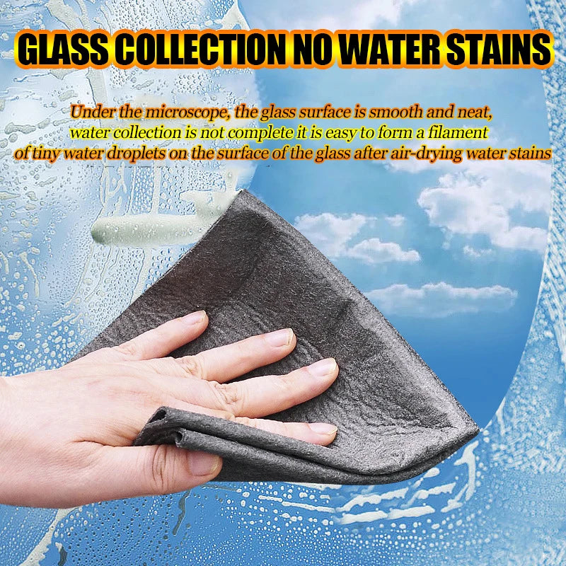 Thicker Magic Cleaning Cloth No Watermark No Trace Clean Rag Microfiber Wash Reusable Dried Wiping Window Glass Kitchen Towel