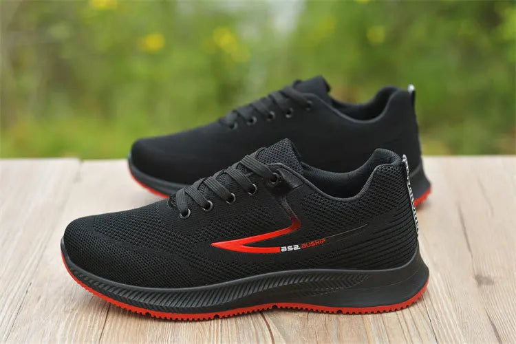 Spring Summer Men's Shoes Autumn Mesh Breathable Anti-Odor New Casual Sports Shoes Rubber Sole Comfortable Men's Footwear