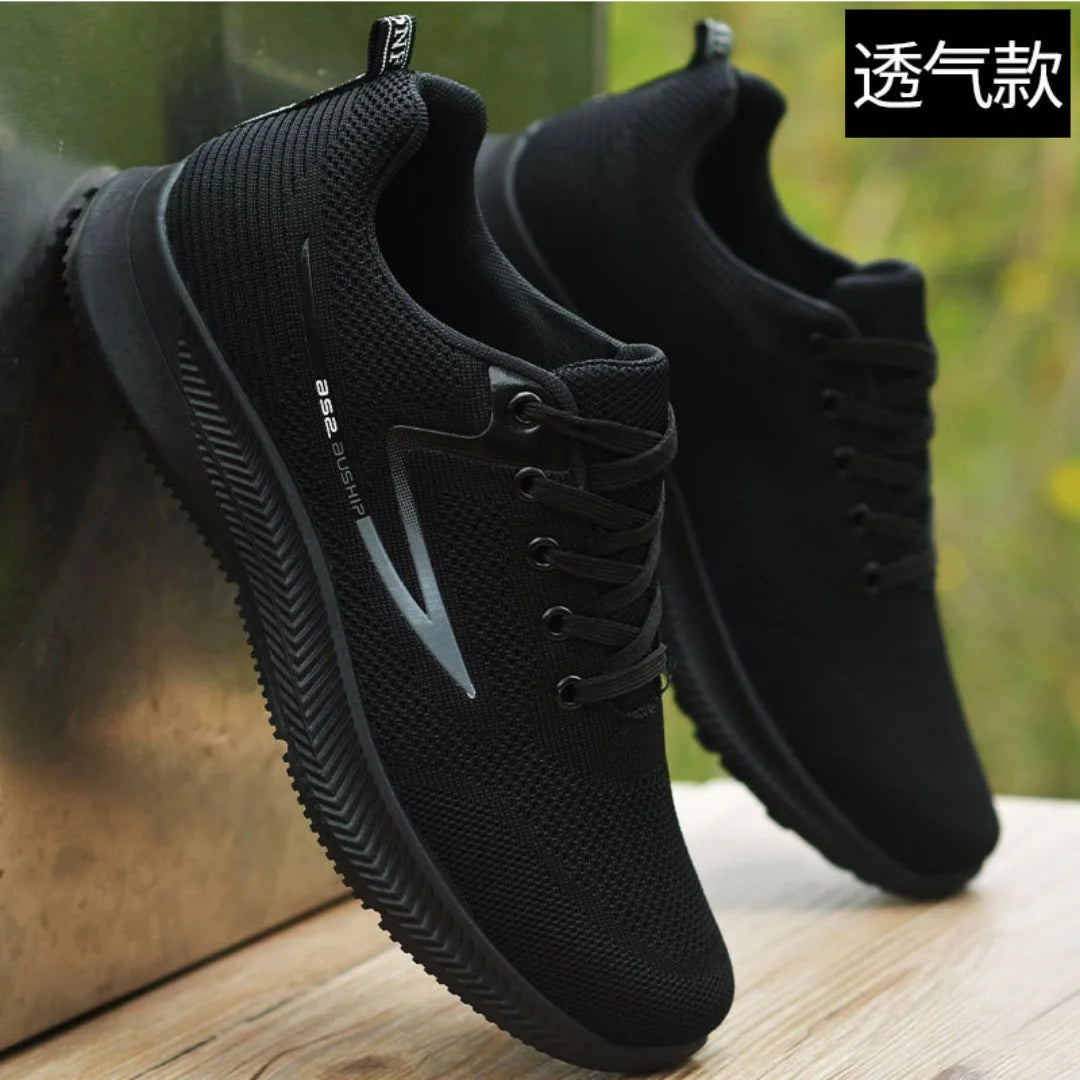 Spring Summer Men's Shoes Autumn Mesh Breathable Anti-Odor New Casual Sports Shoes Rubber Sole Comfortable Men's Footwear