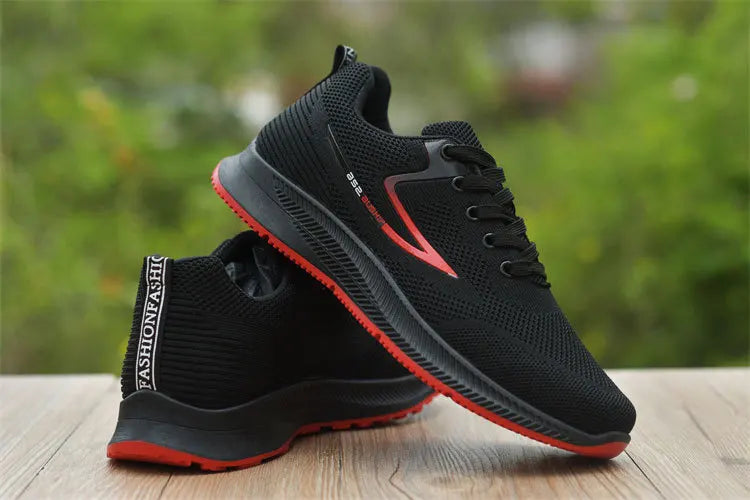 Spring Summer Men's Shoes Autumn Mesh Breathable Anti-Odor New Casual Sports Shoes Rubber Sole Comfortable Men's Footwear