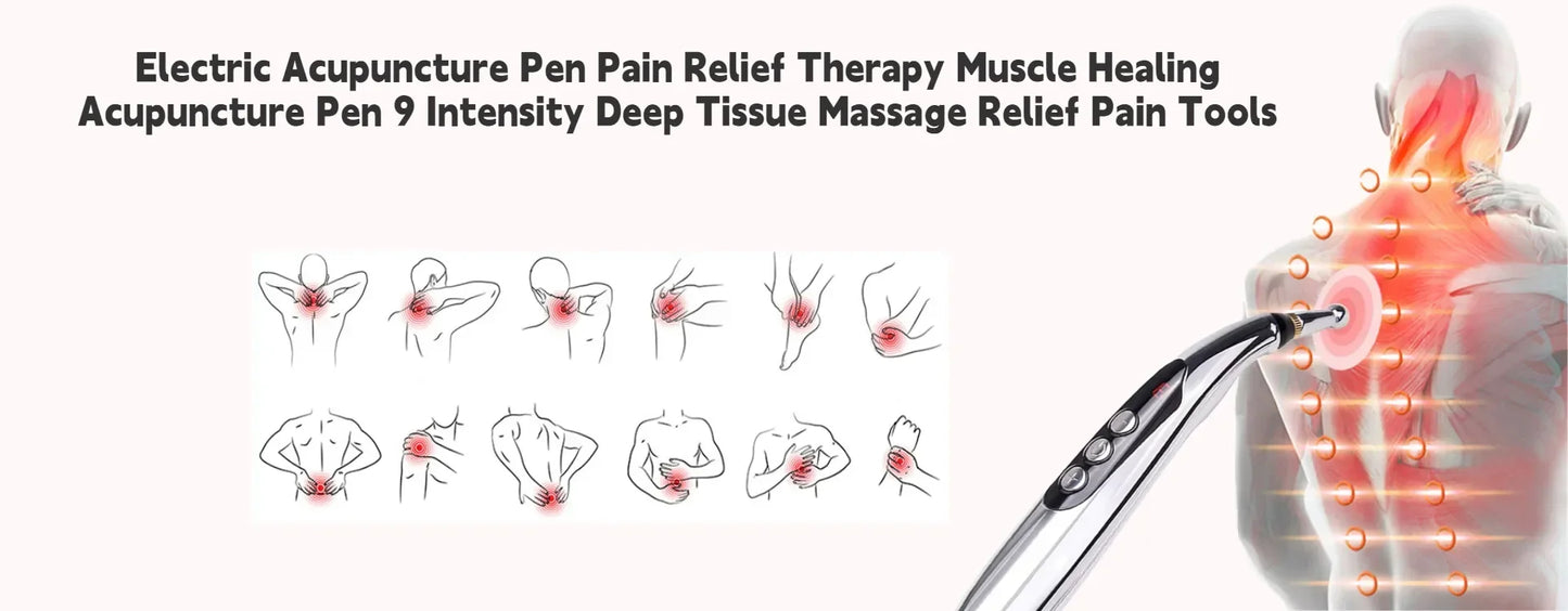 Electronic Acupuncture Pen Acupuncture Point Meridian Energy Meridian Massage Acupuncture Acup Pain Relieving Health Care Tool