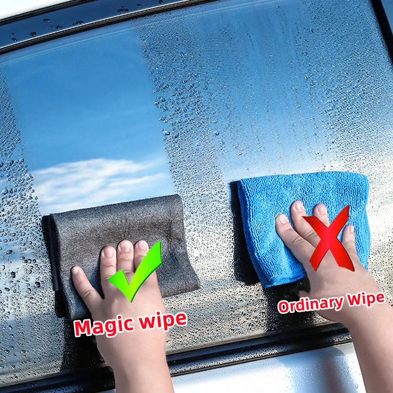 Thicker Magic Cleaning Cloth No Watermark No Trace Clean Rag Microfiber Wash Reusable Dried Wiping Window Glass Kitchen Towel