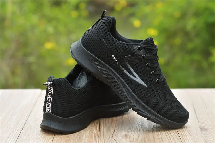 Spring Summer Men's Shoes Autumn Mesh Breathable Anti-Odor New Casual Sports Shoes Rubber Sole Comfortable Men's Footwear