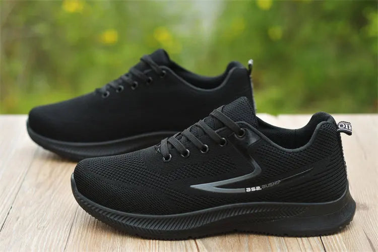 Spring Summer Men's Shoes Autumn Mesh Breathable Anti-Odor New Casual Sports Shoes Rubber Sole Comfortable Men's Footwear