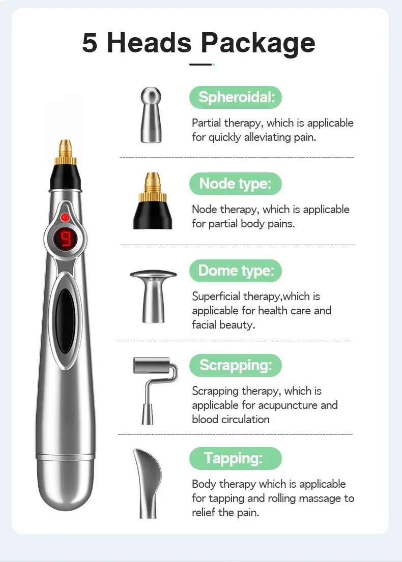 Electronic Acupuncture Pen Acupuncture Point Meridian Energy Meridian Massage Acupuncture Acup Pain Relieving Health Care Tool