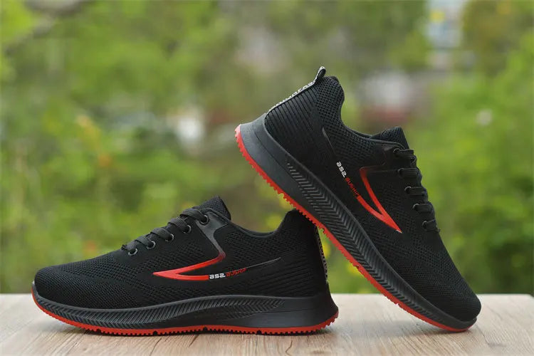 Spring Summer Men's Shoes Autumn Mesh Breathable Anti-Odor New Casual Sports Shoes Rubber Sole Comfortable Men's Footwear