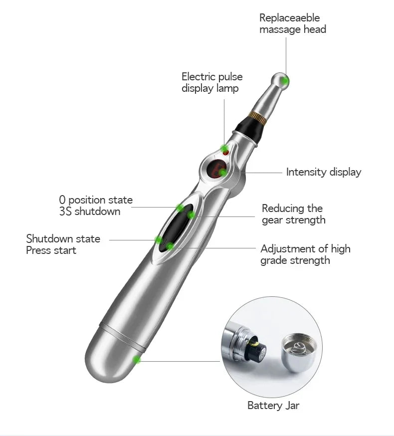 Electronic Acupuncture Pen Acupuncture Point Meridian Energy Meridian Massage Acupuncture Acup Pain Relieving Health Care Tool