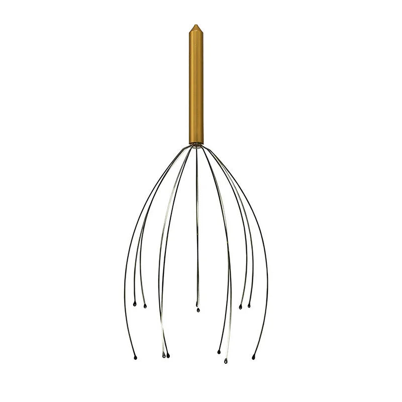 Body Head Massage Device Relaxation Octopus Scalp Massager Instrument Scratcher Relieves Tension Health Care Tools Random