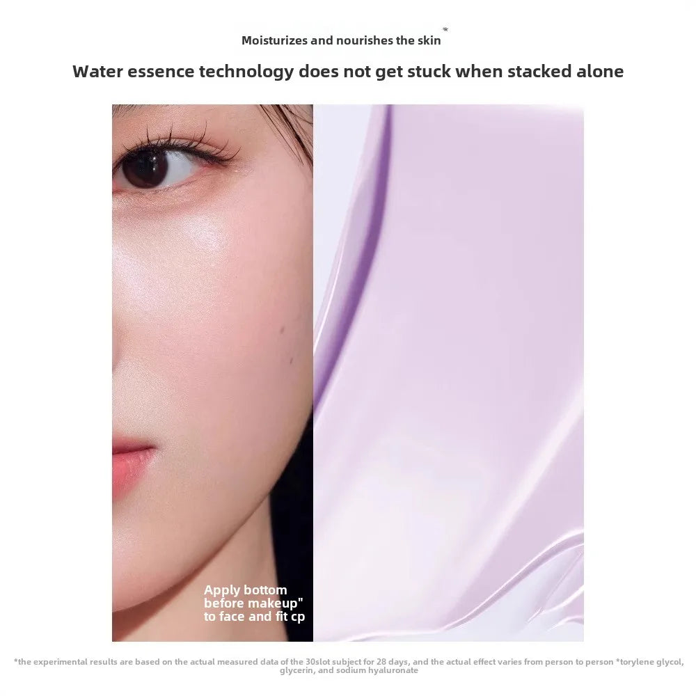 Judydoll SPF50+ sunscreen isolation cream purple makeup primer brightens and moisturizes purple bandage sunscreen