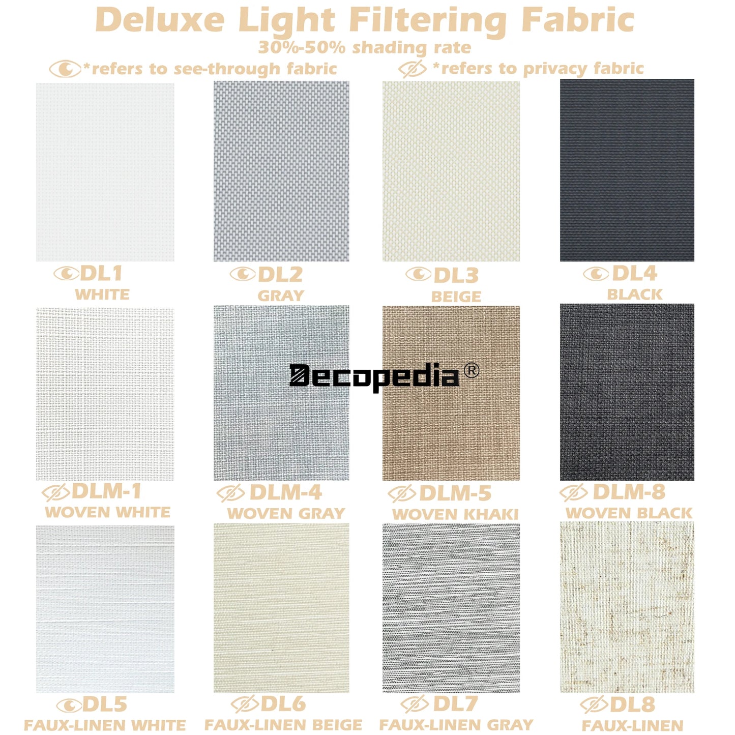 Decopedia Roller Blinds for Windows Motorized Cordless Smart Window Blinds Blackout Roller Day and Night Curtain for Living Room