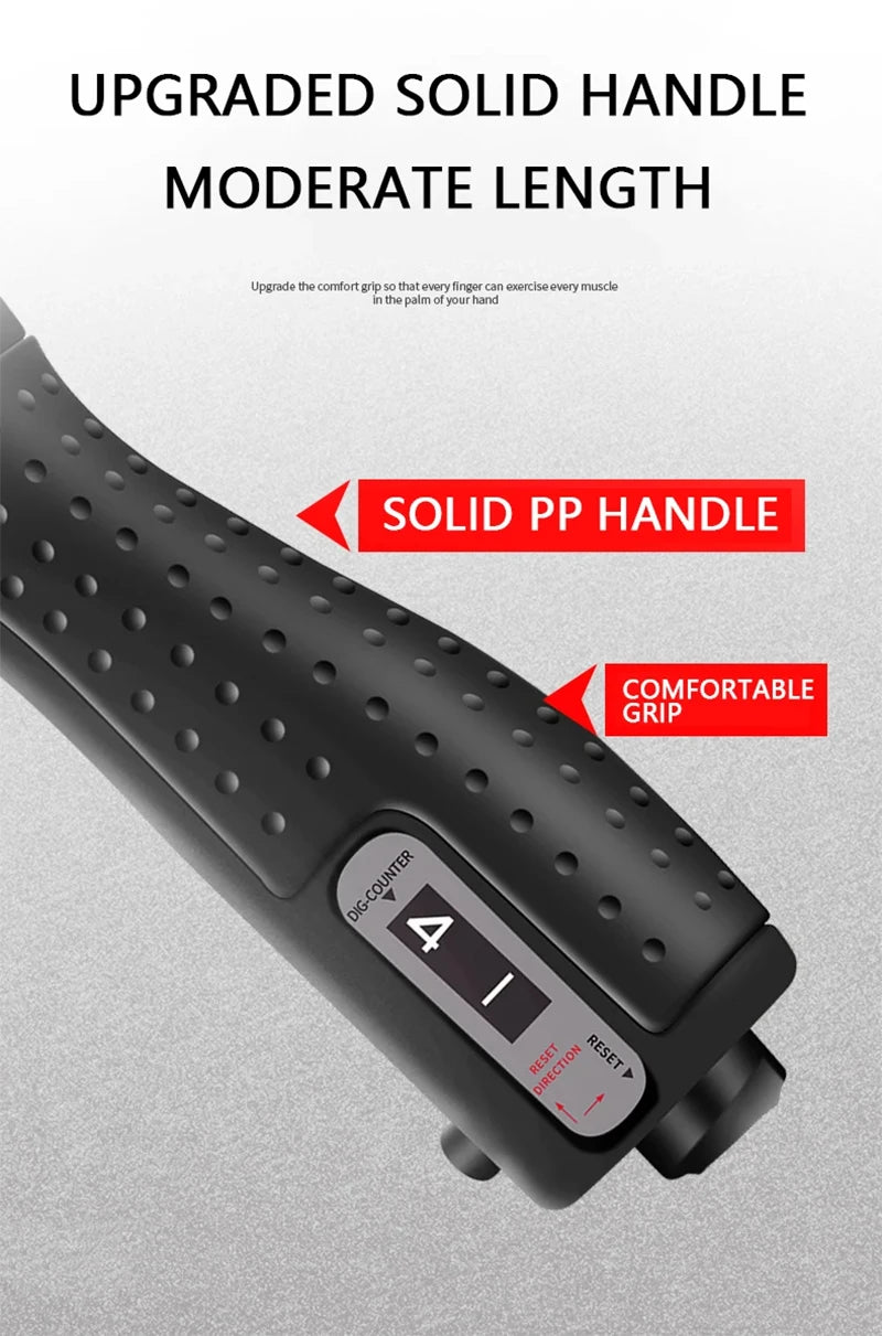 5-60kg Adjustable Hand Gripper Strengthener Hand Grip Trainer With Counter Wrist Forearm And Hand Exerciser For Muscle Building