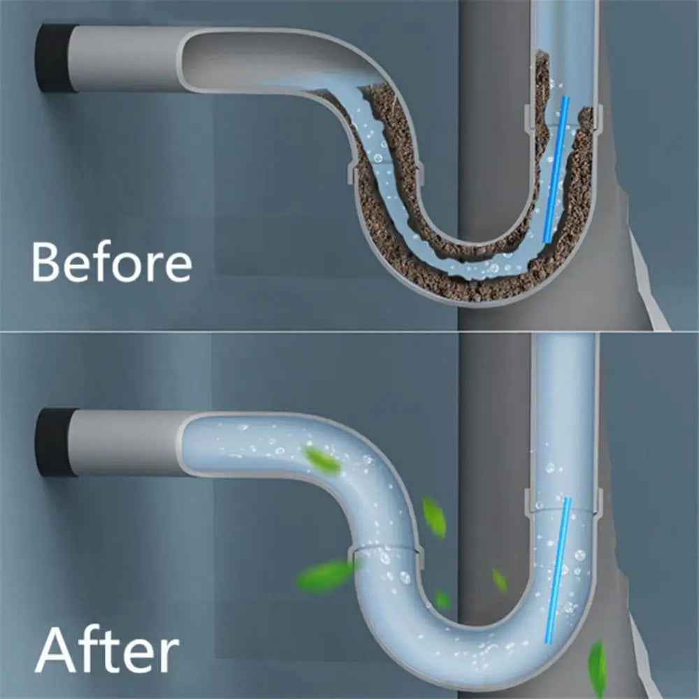 Kitchen Sink Sewer Cleaning Agent Remove Oil Pollution Toilet Bathtub Washbasin Pipe Cleaning Sticks Household Cleaning Products