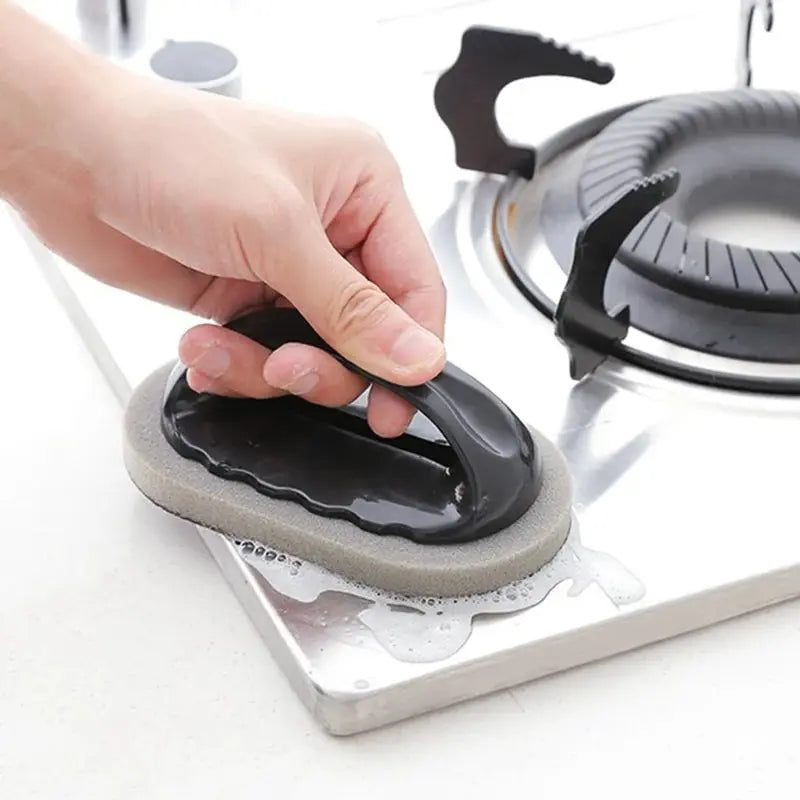 Magic Descaling Emery Sponge Household Cleaning Brush Useful Things for Kitchen Remove Pot Bottom Stubborn Stains Products Tools