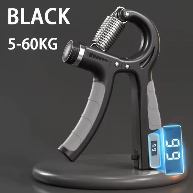 5-60kg Adjustable Hand Gripper Strengthener Hand Grip Trainer With Counter Wrist Forearm And Hand Exerciser For Muscle Building