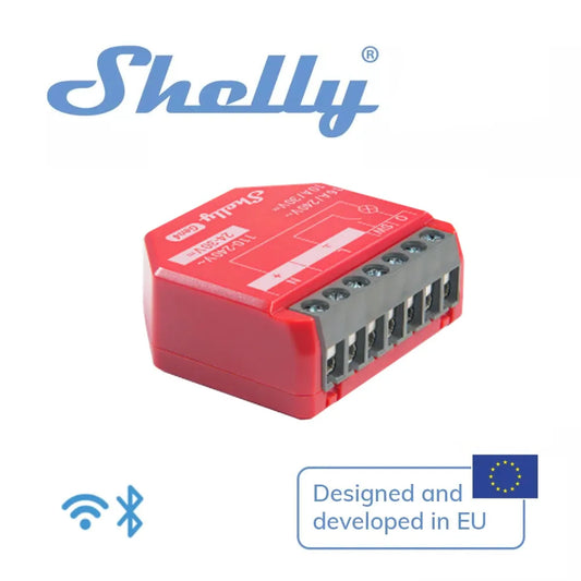 Shelly 1PM Gen4 Zigbee Smart Switch Wi-Fi With Power Monitoring Multiprotocol Support Fast Performance Low high voltage support