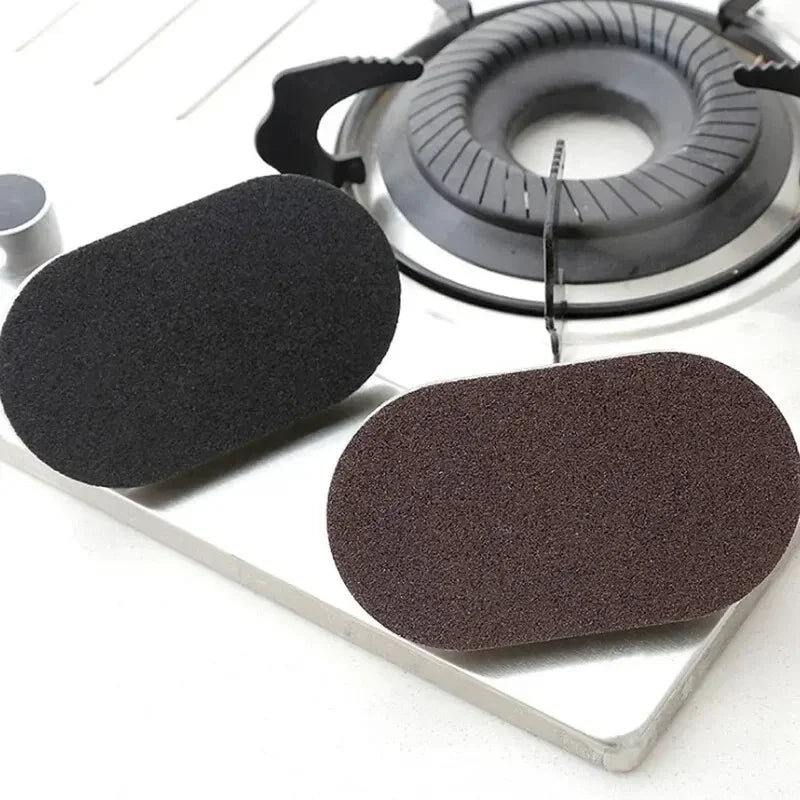 Magic Descaling Emery Sponge Household Cleaning Brush Useful Things for Kitchen Remove Pot Bottom Stubborn Stains Products Tools