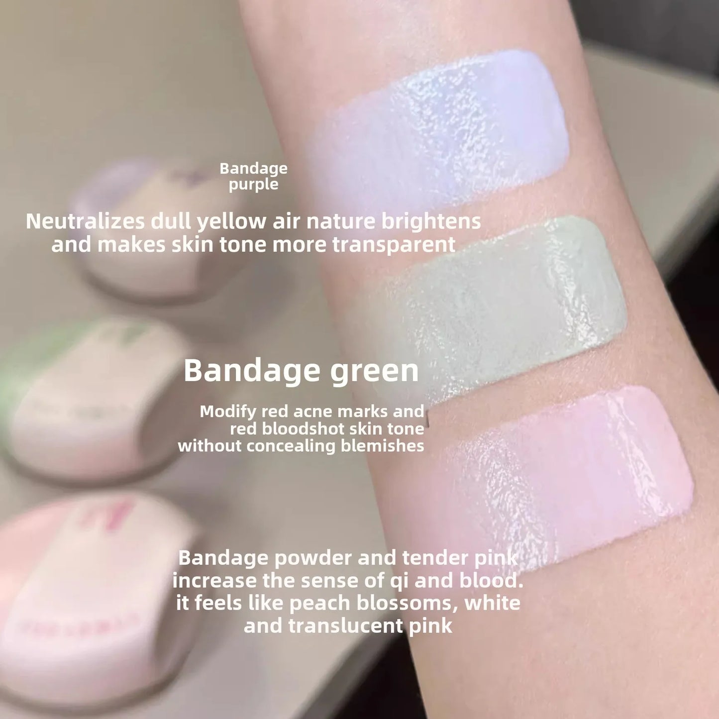Judydoll SPF50+ sunscreen isolation cream purple makeup primer brightens and moisturizes purple bandage sunscreen